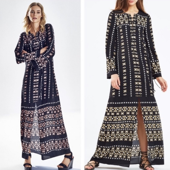 BCBGMaxAzria Dresses & Skirts - RARE BCBG MaxAzria Lianna Kaftan Maxi Dress XS